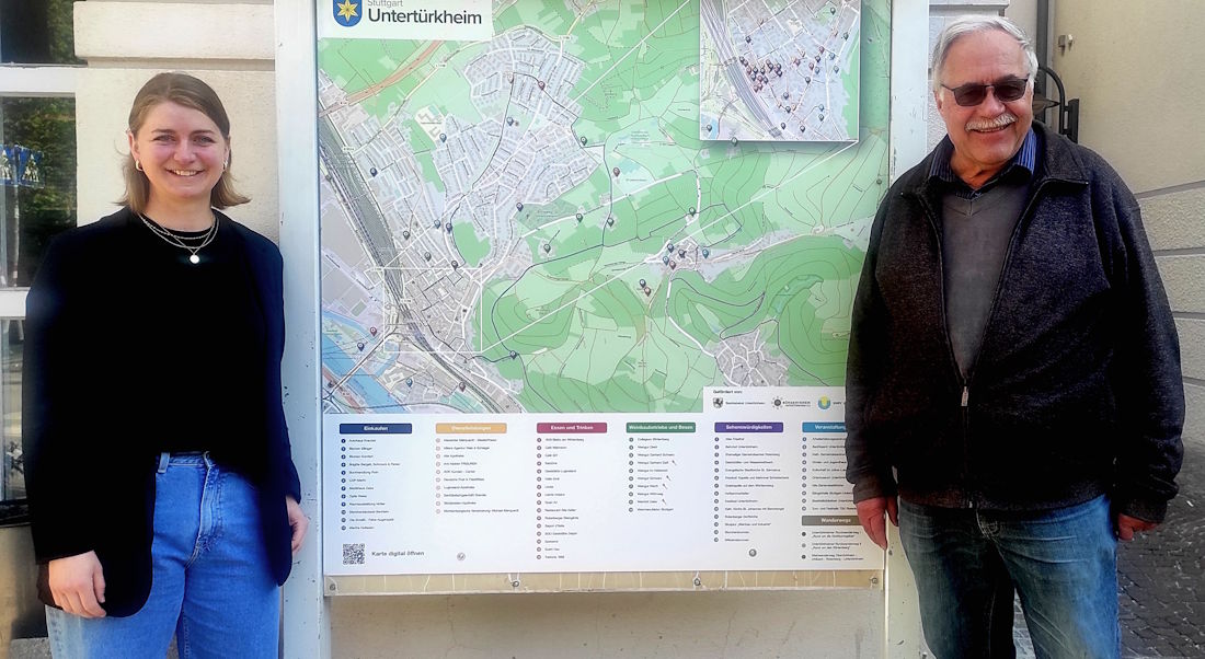 Stefanie Schwarz und Klaus Enslin