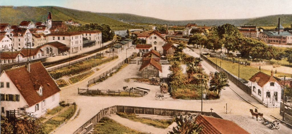 Bahnhof Untertürkheim 1924